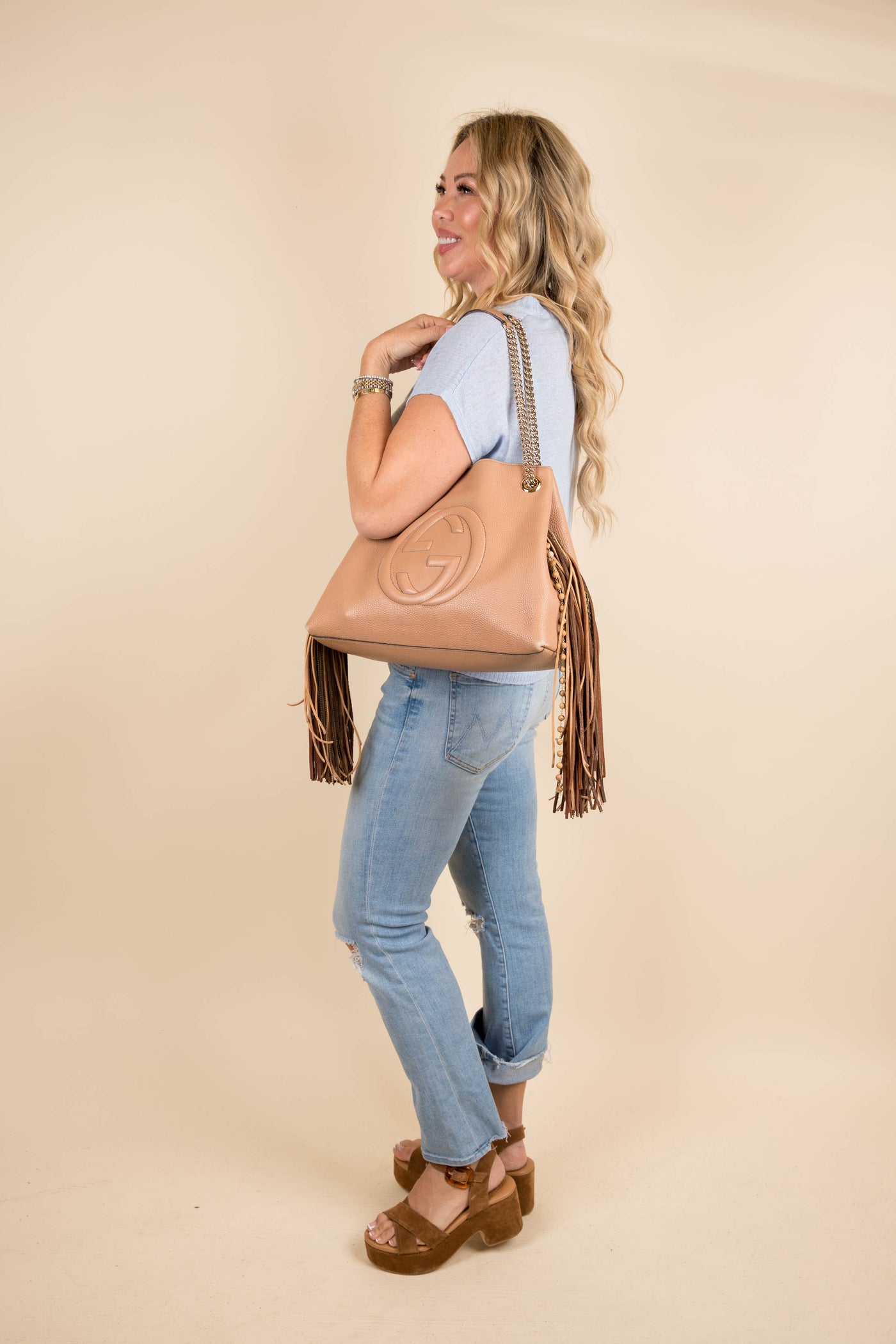 Gucci Soho Beige Tote