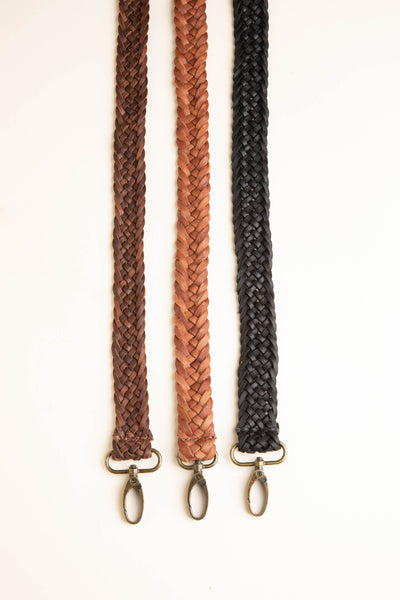Wide Flat Braided Strap