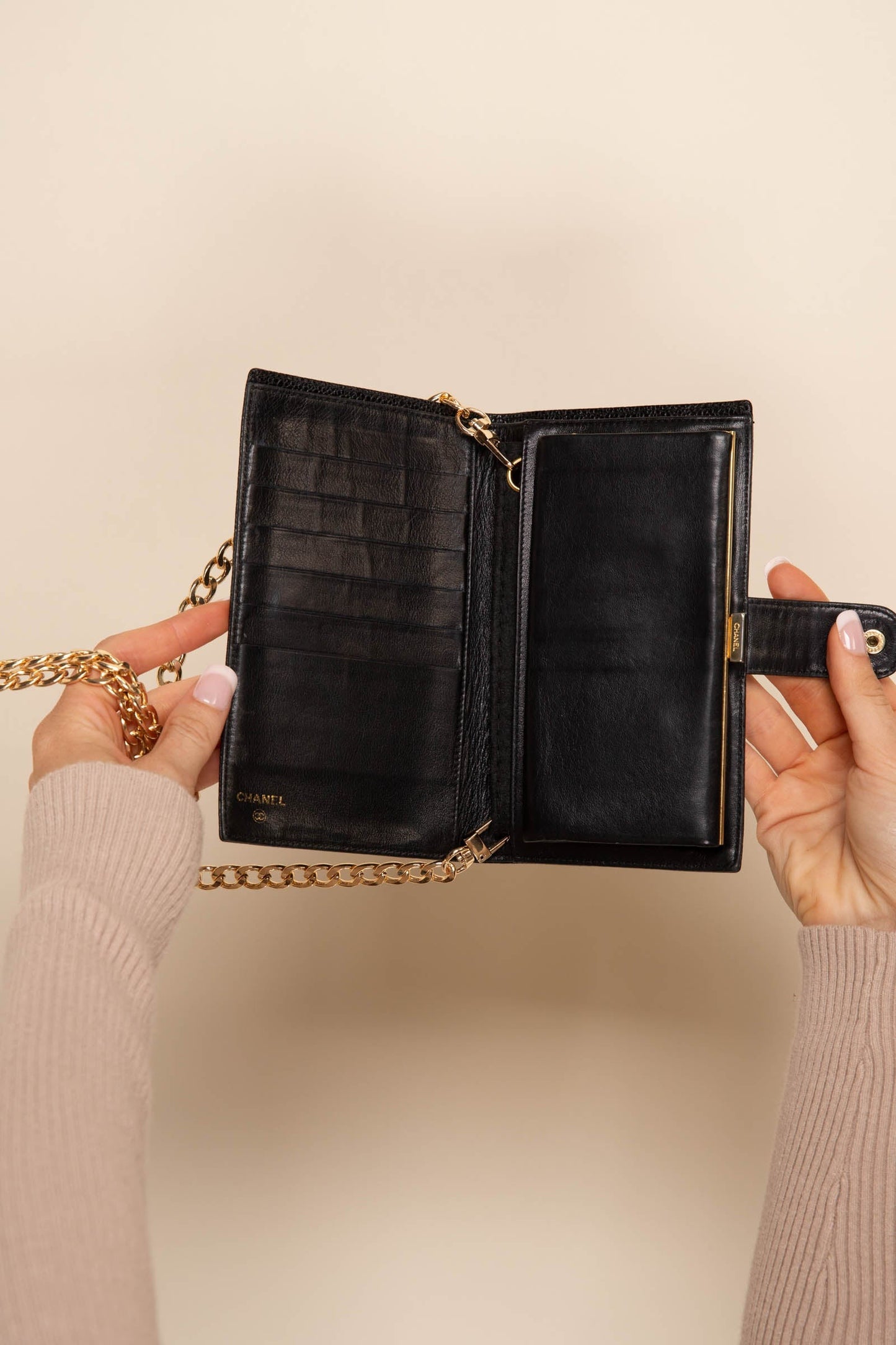 Chanel vintage wallet with chain-2 – Vintage Boho Bags
