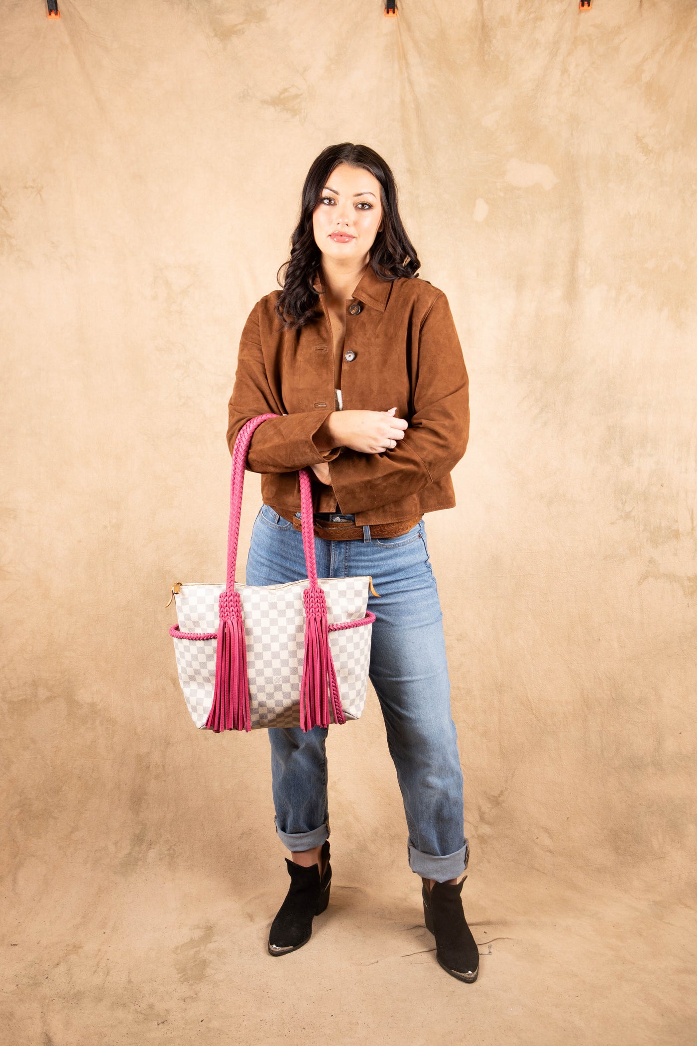 Santorini Tote - Fuchsia