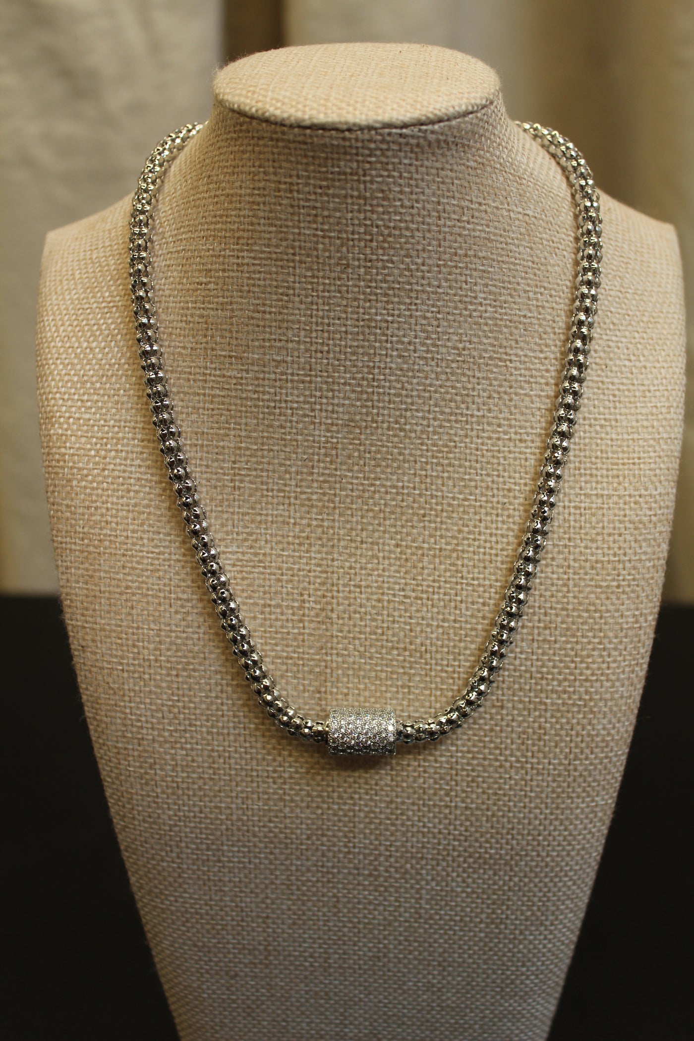 Silver Eclipse Necklace