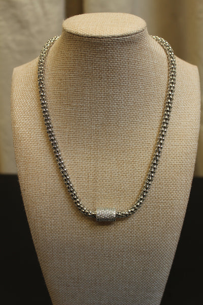 Silver Eclipse Necklace