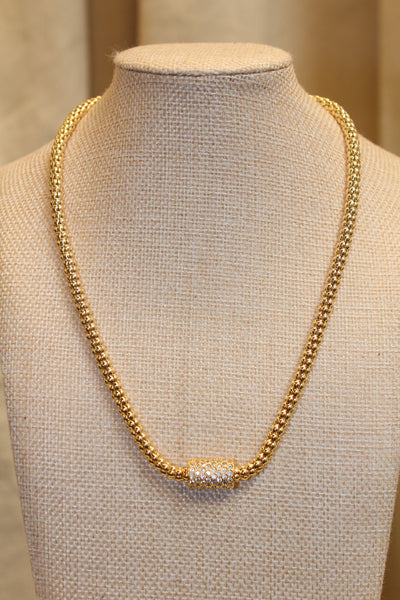 Gold Eclipse Necklace