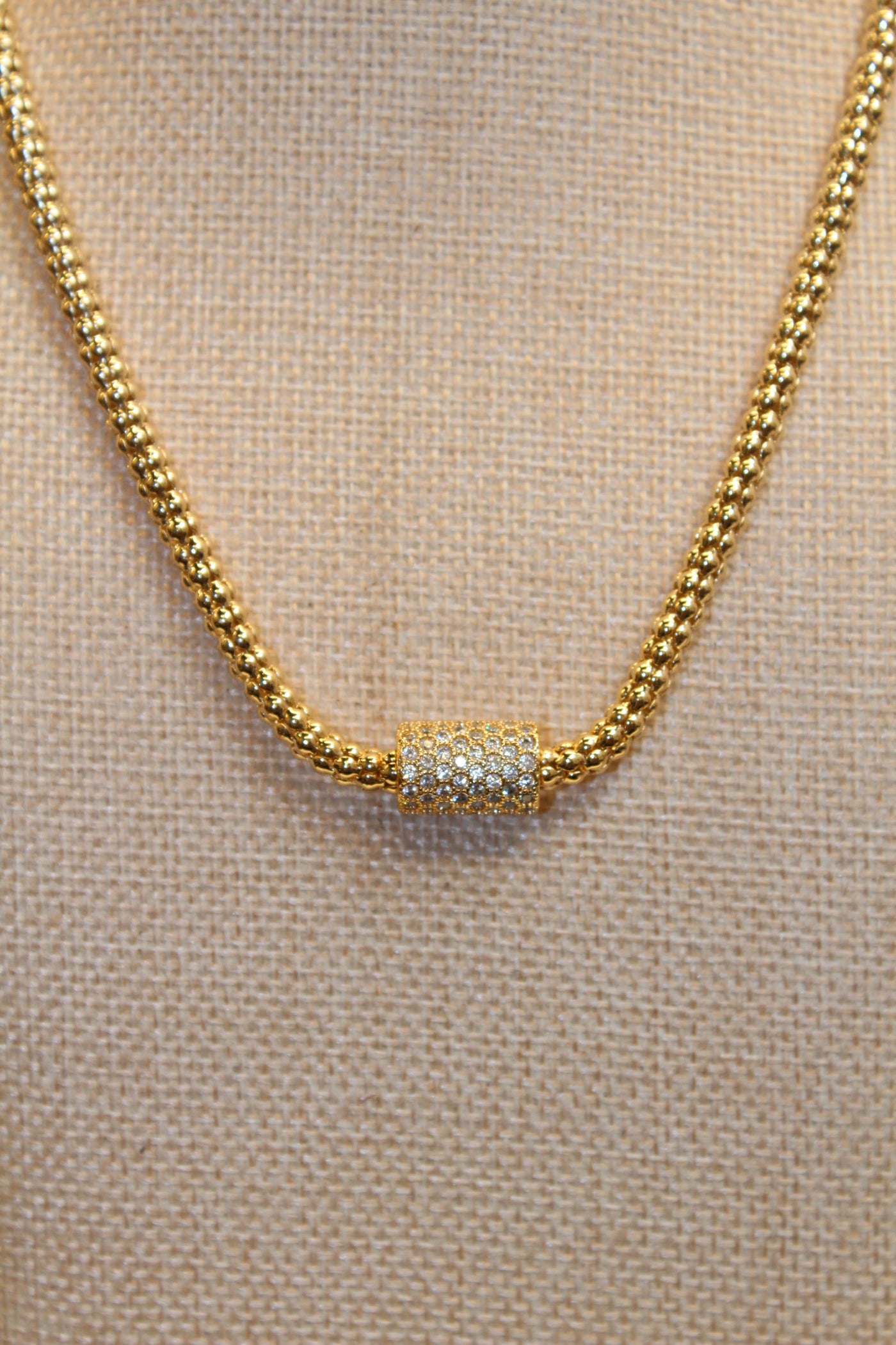 Gold Eclipse Necklace
