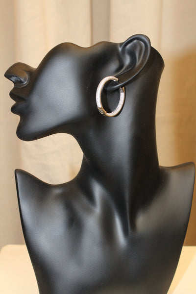 Pavé Radiance Hoops
