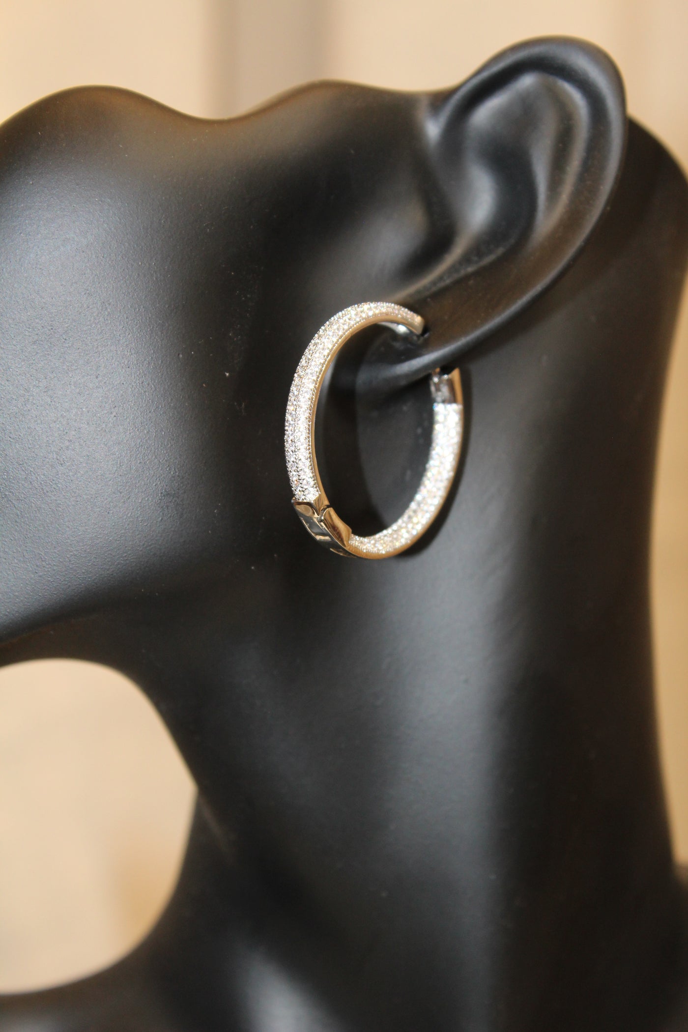 Pavé Radiance Hoops