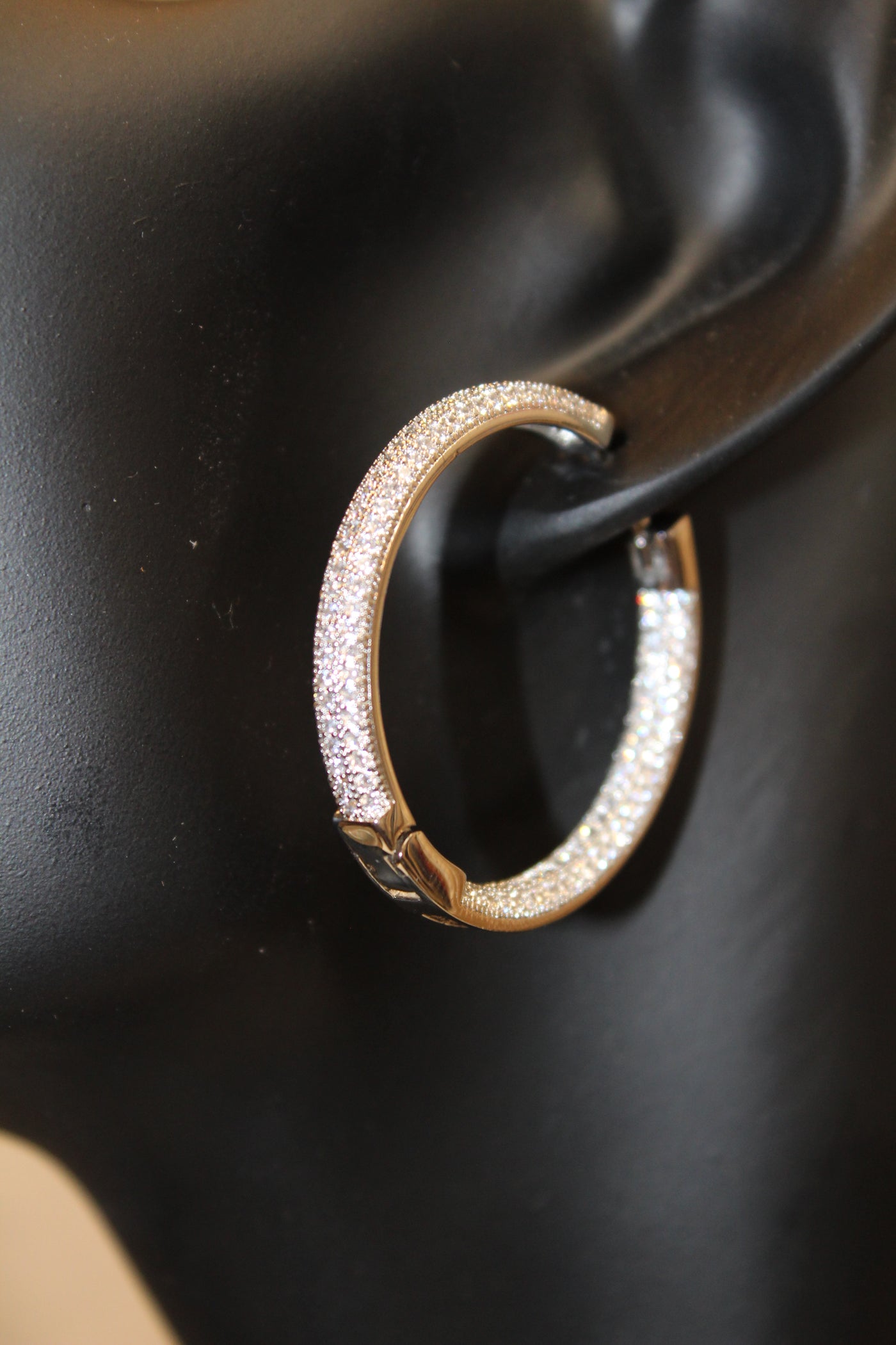 Pavé Radiance Hoops