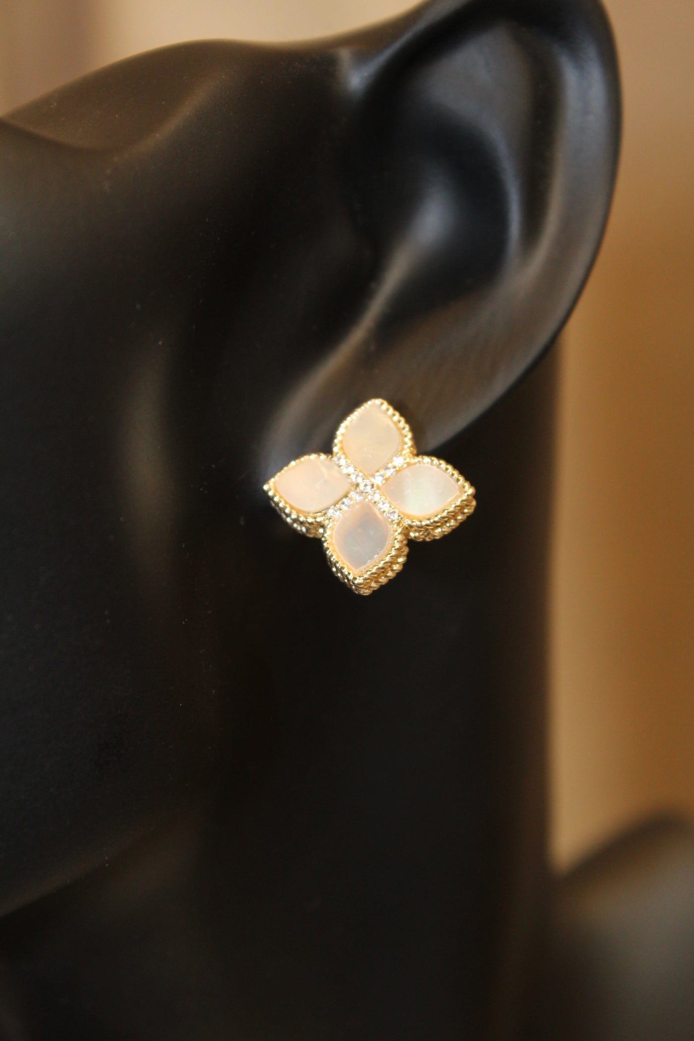 Pearl Blossom Earrings