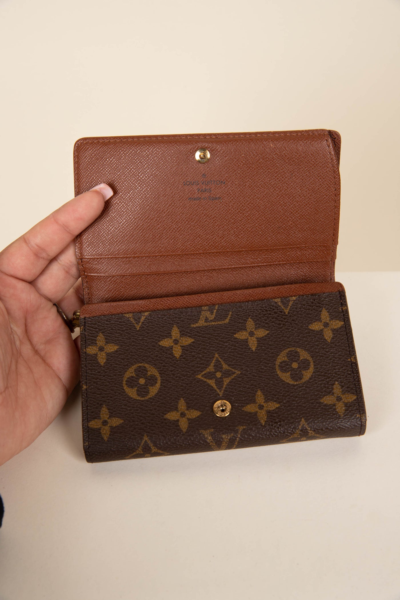 Louis Vuitton Monogram Porte Monnaie Billets Tresor