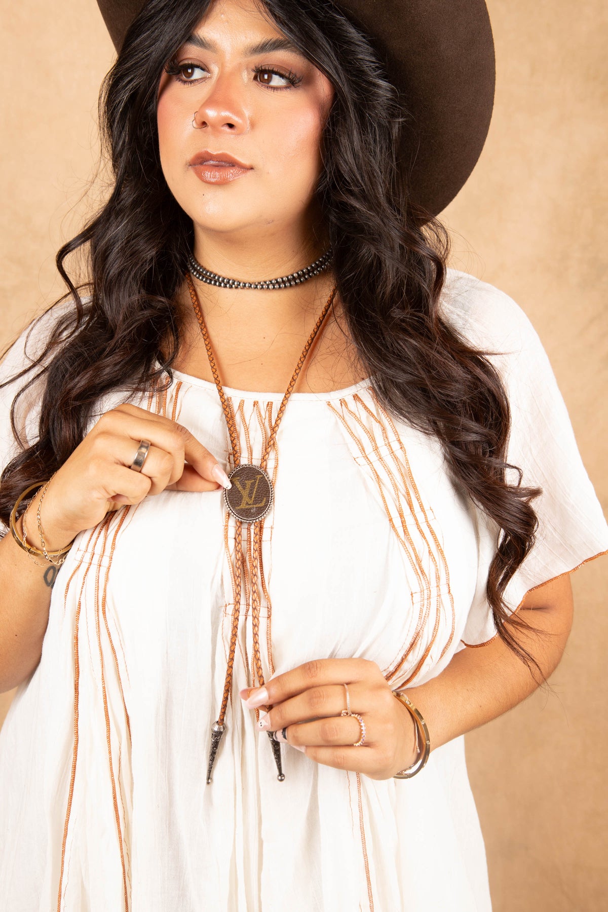 LV Bolo Tie - Oval