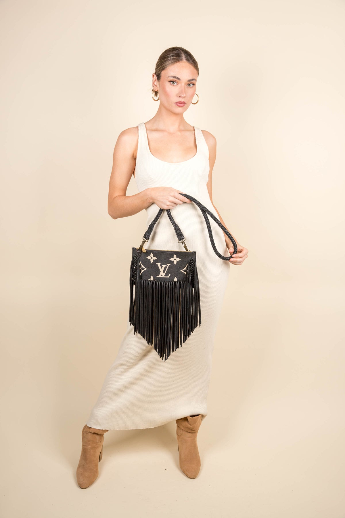 Cream & Black Empreinte Nomad