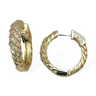 Victorian Braid Hoops