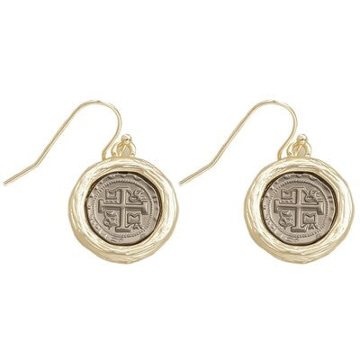 Oracle Medallion Earrings