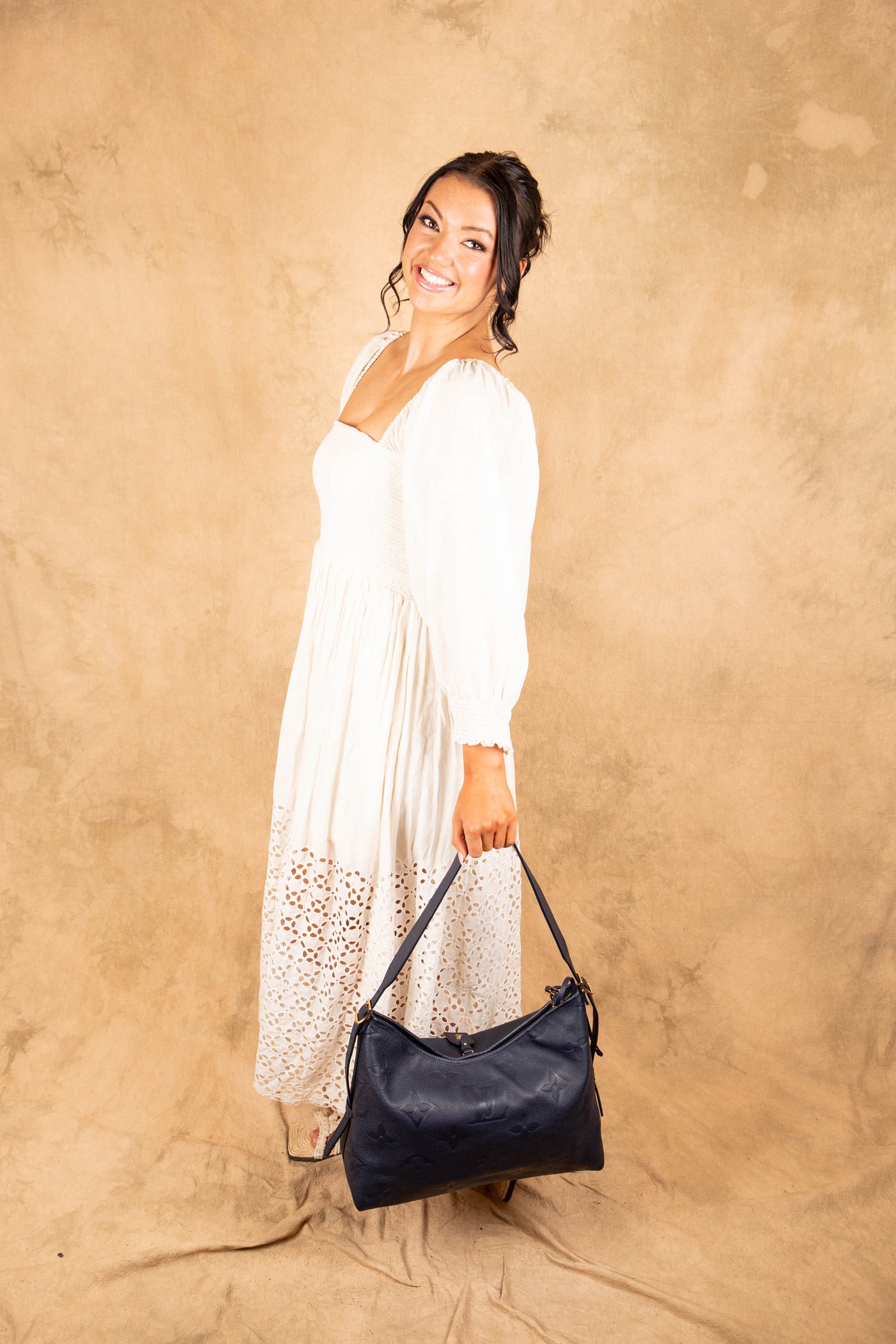 Louis Vuitton Black Empreinte Carry All