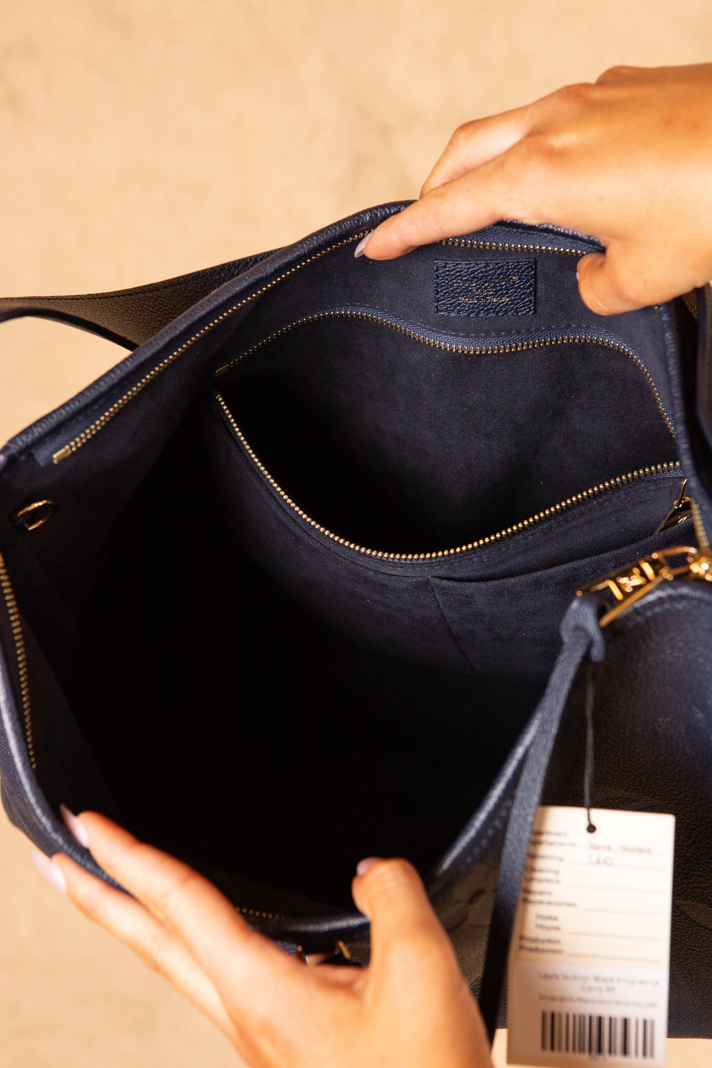 Louis Vuitton Black Empreinte Carry All