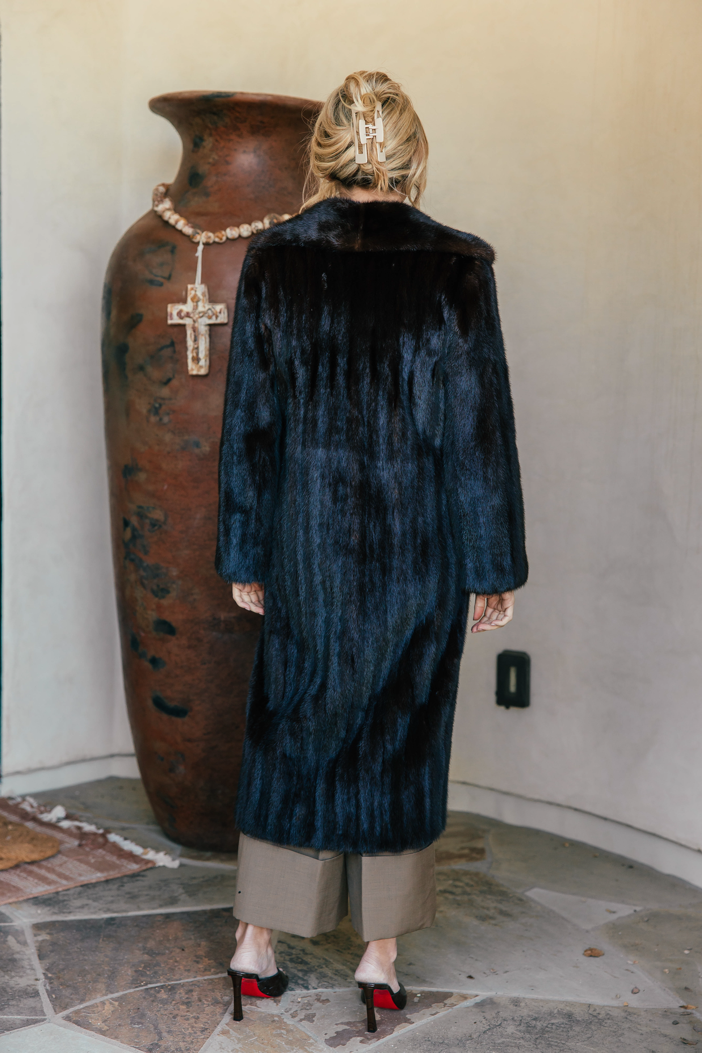 Mahogany Mink Coat- 1