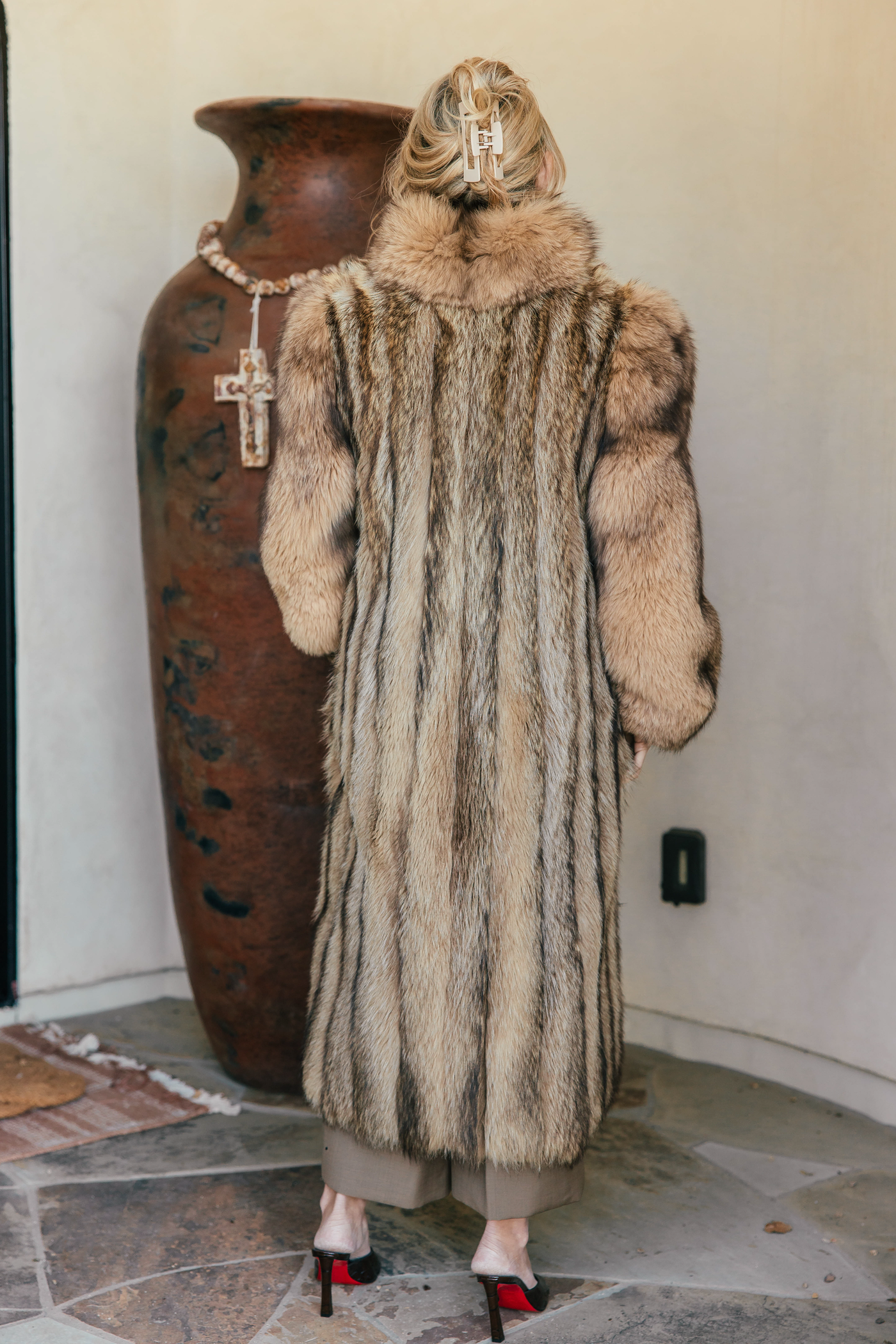 Vintage Fur Coat Womens