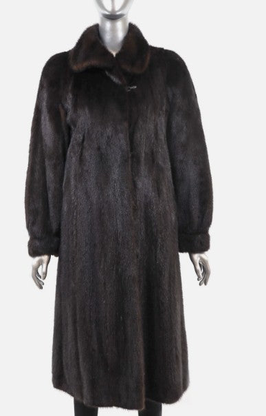 Mahogany Mink Coat - 6