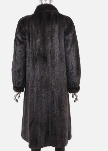 Mahogany Mink Coat - 6