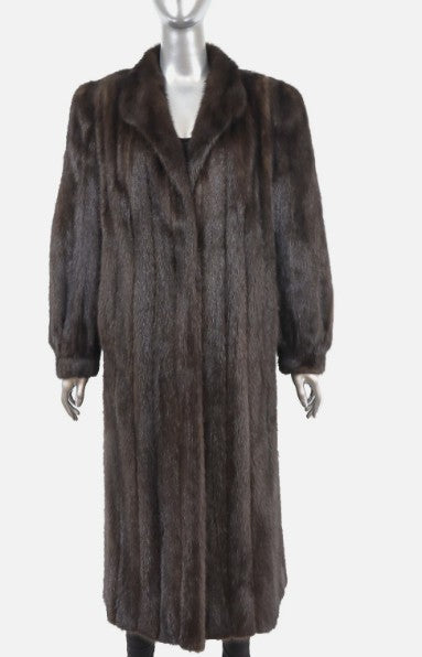 Mahogany Mink Coat - 7