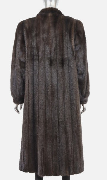Mahogany Mink Coat - 7