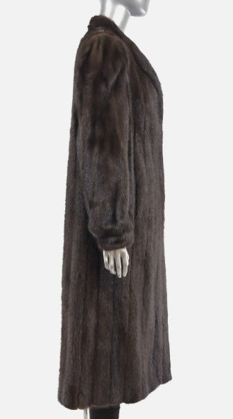 Mahogany Mink Coat - 7