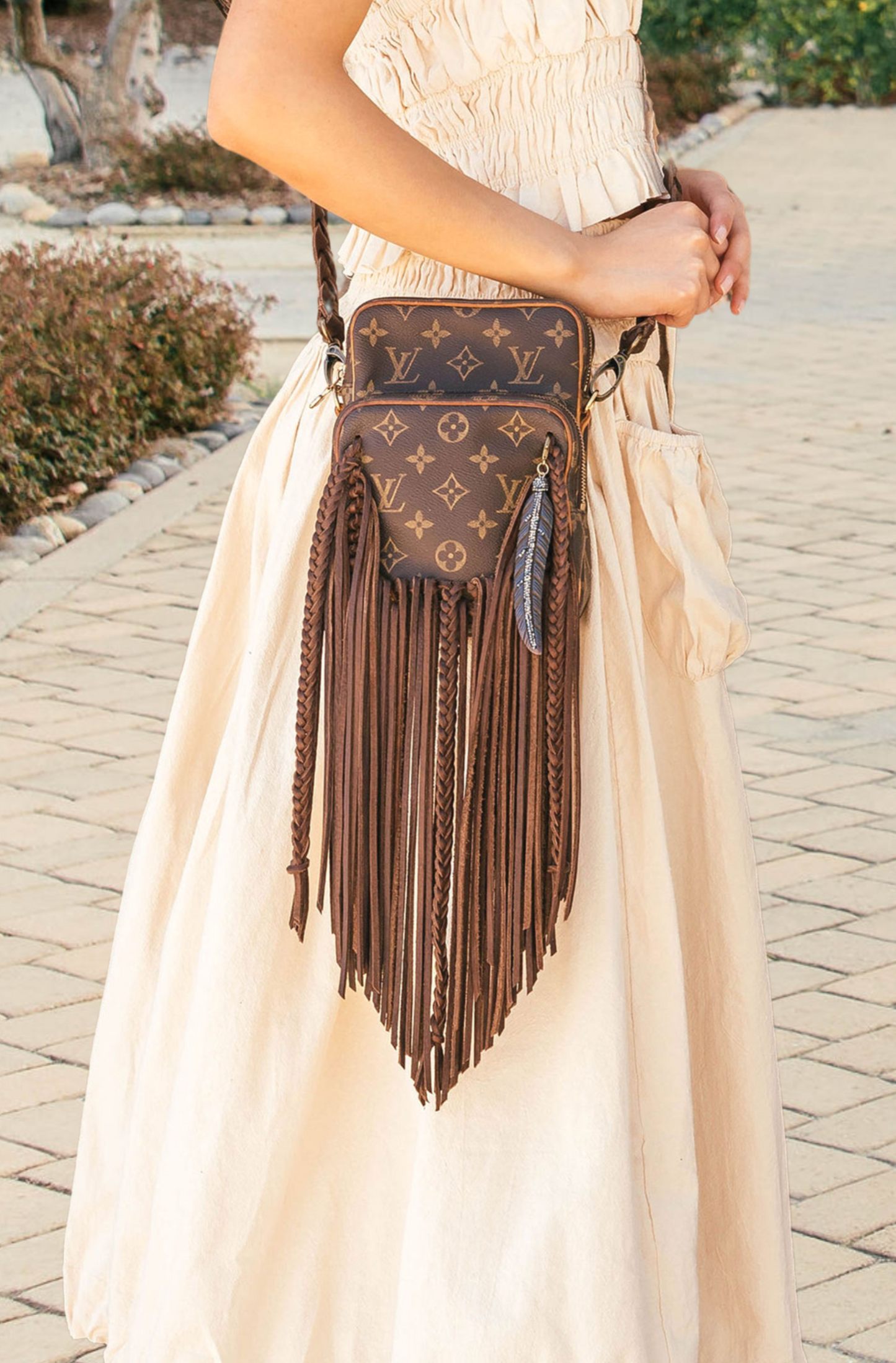 Boho side bag on sale