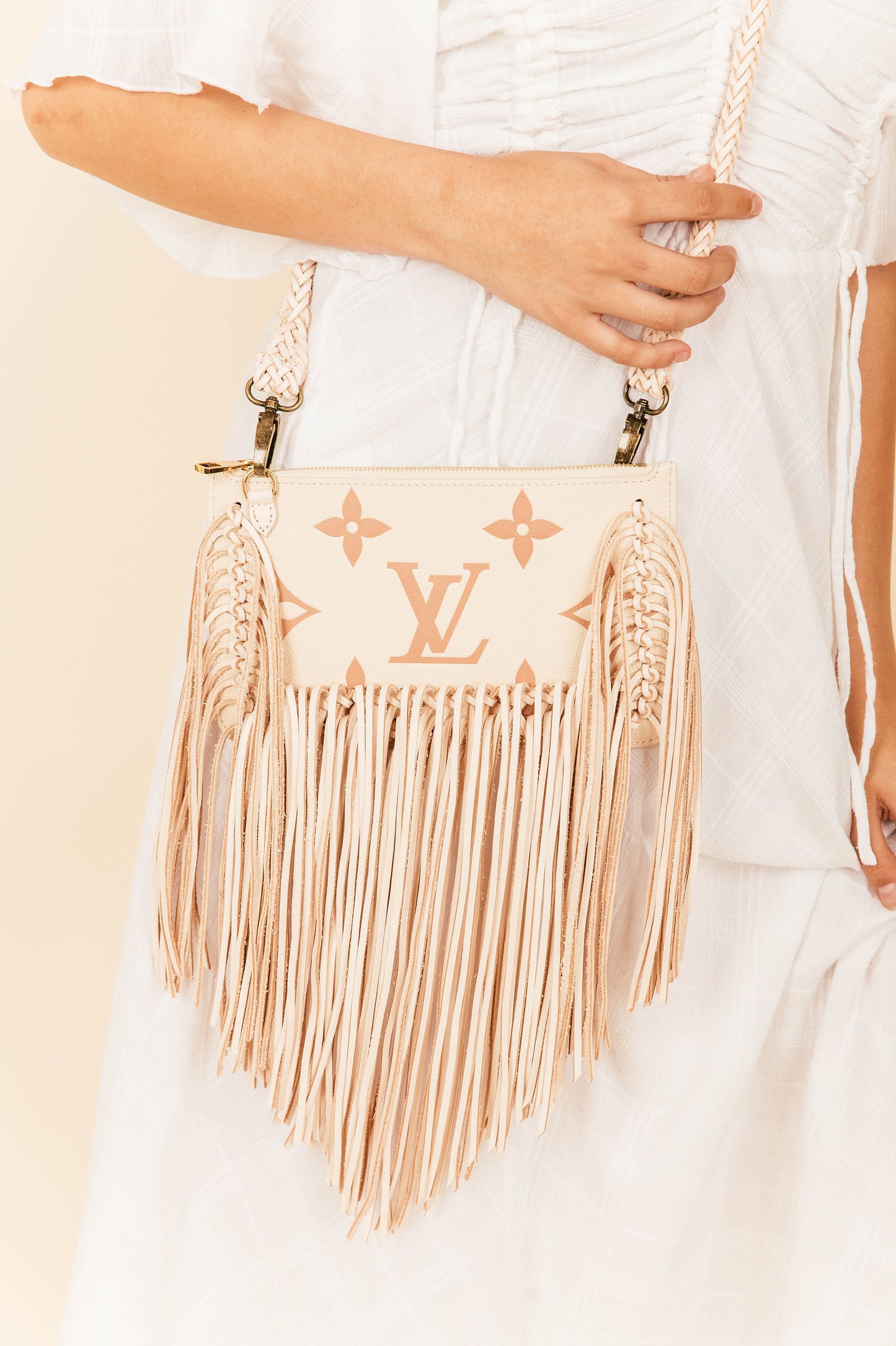 Amalfi - Shoulder Bag with Fringe, Authentic Vintage – Vintage Boho Bags