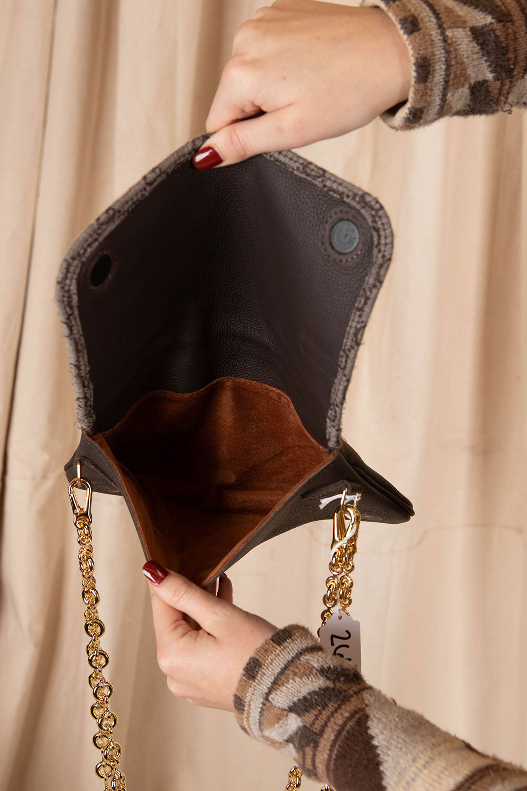 GG Wool Cruise Clutch