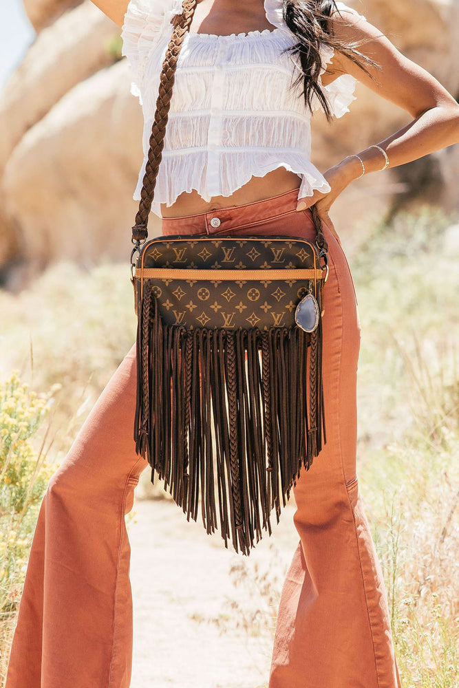 Golden Diamond Fringe Bag - Cody and Sioux