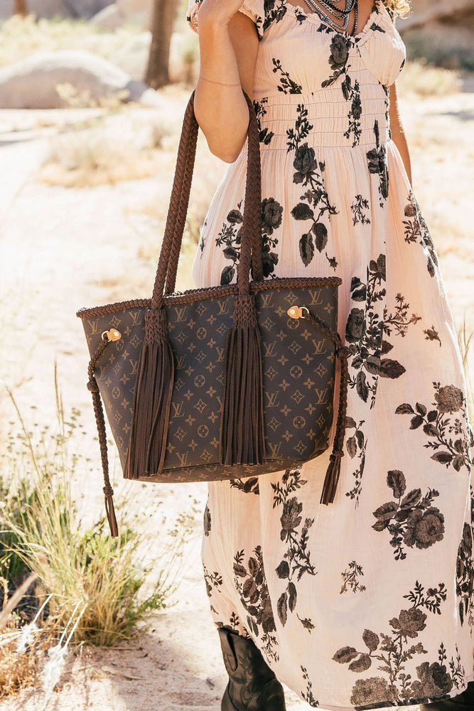 neverfull with braided strap