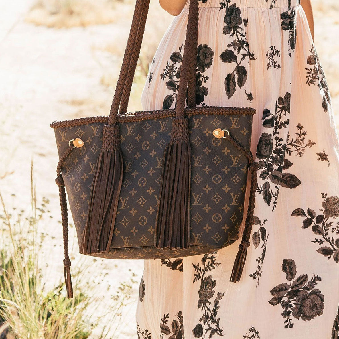 Louis Vuitton, Bags, Vintage Boho World Traveler Lv Fringe Bag
